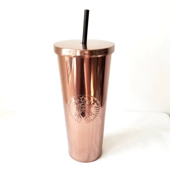 Starbucks Metallic Copper Stainless Steel Tumbler, 16 Oz - Picture 1 of 5